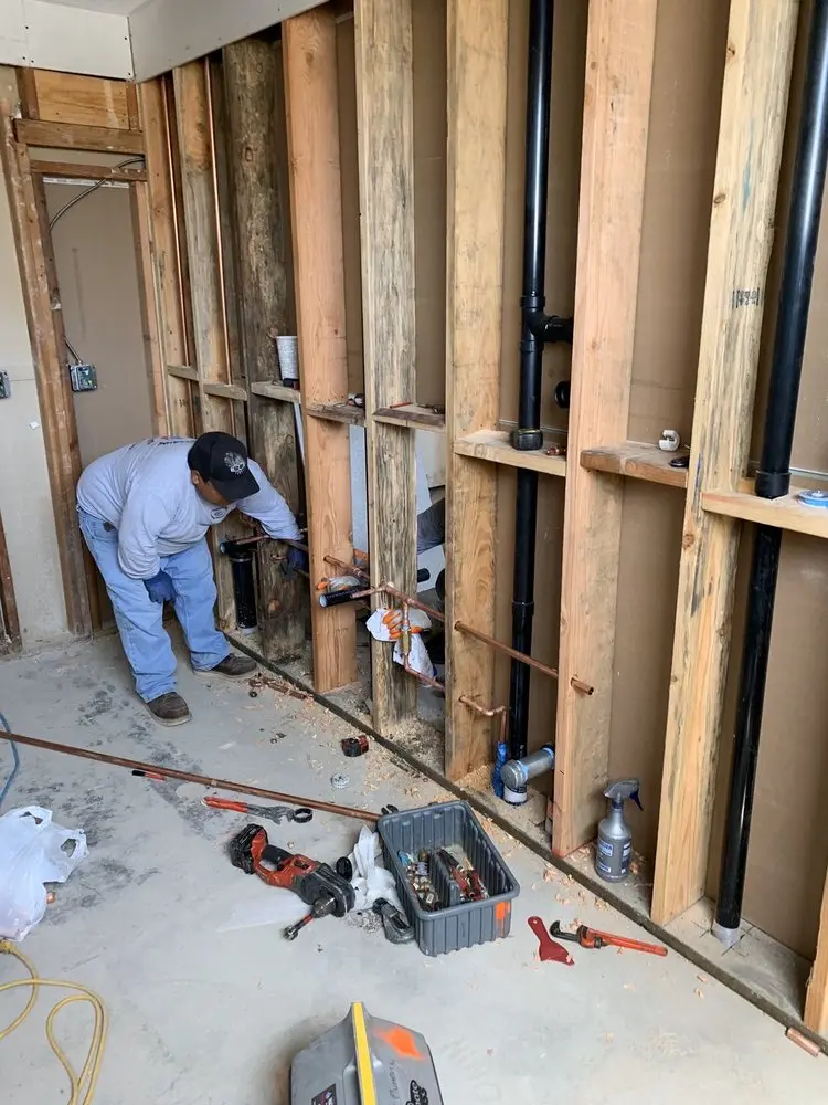 Commercial rough-in plumbing for Gas Line Repair in Brown Farm